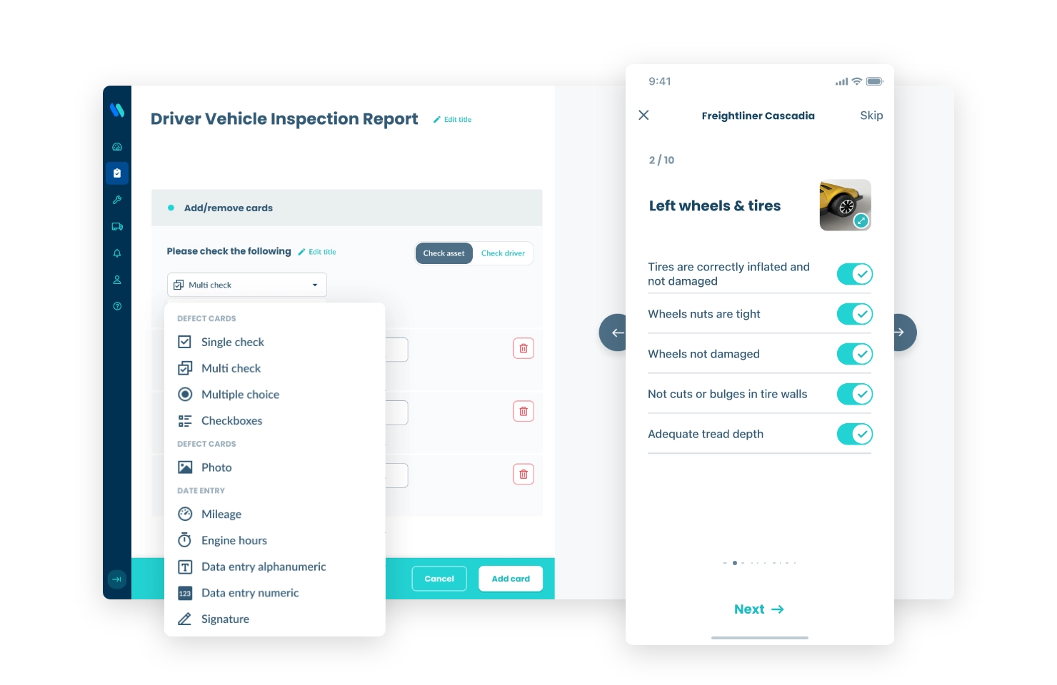 Driver Vehicle Inspection Reports (DVIR)