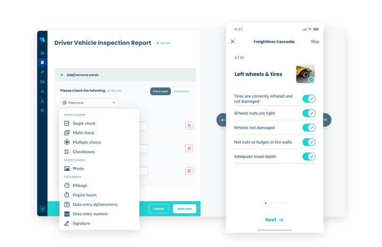 Driver Vehicle Inspection Reports (DVIR)