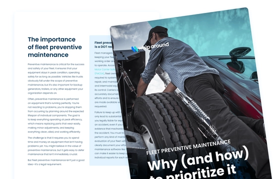 eBook: Fleet preventive maintenance: Why (and how) to prioritize it