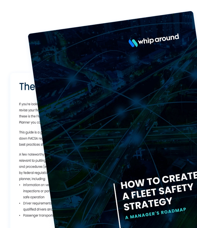 How to create a fleet safety strategy: A manager's roadmap