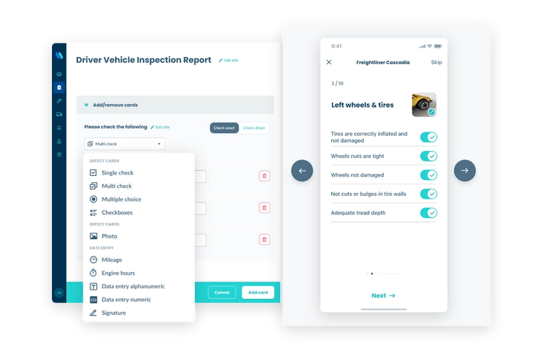 Custom digital inspection forms 
